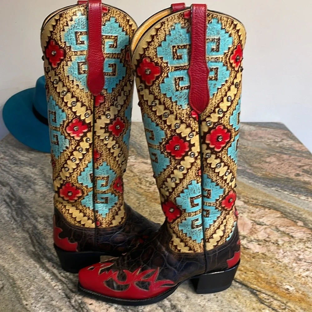 KURTMAN Handmade leather boots very unique - Picture 7 of 14